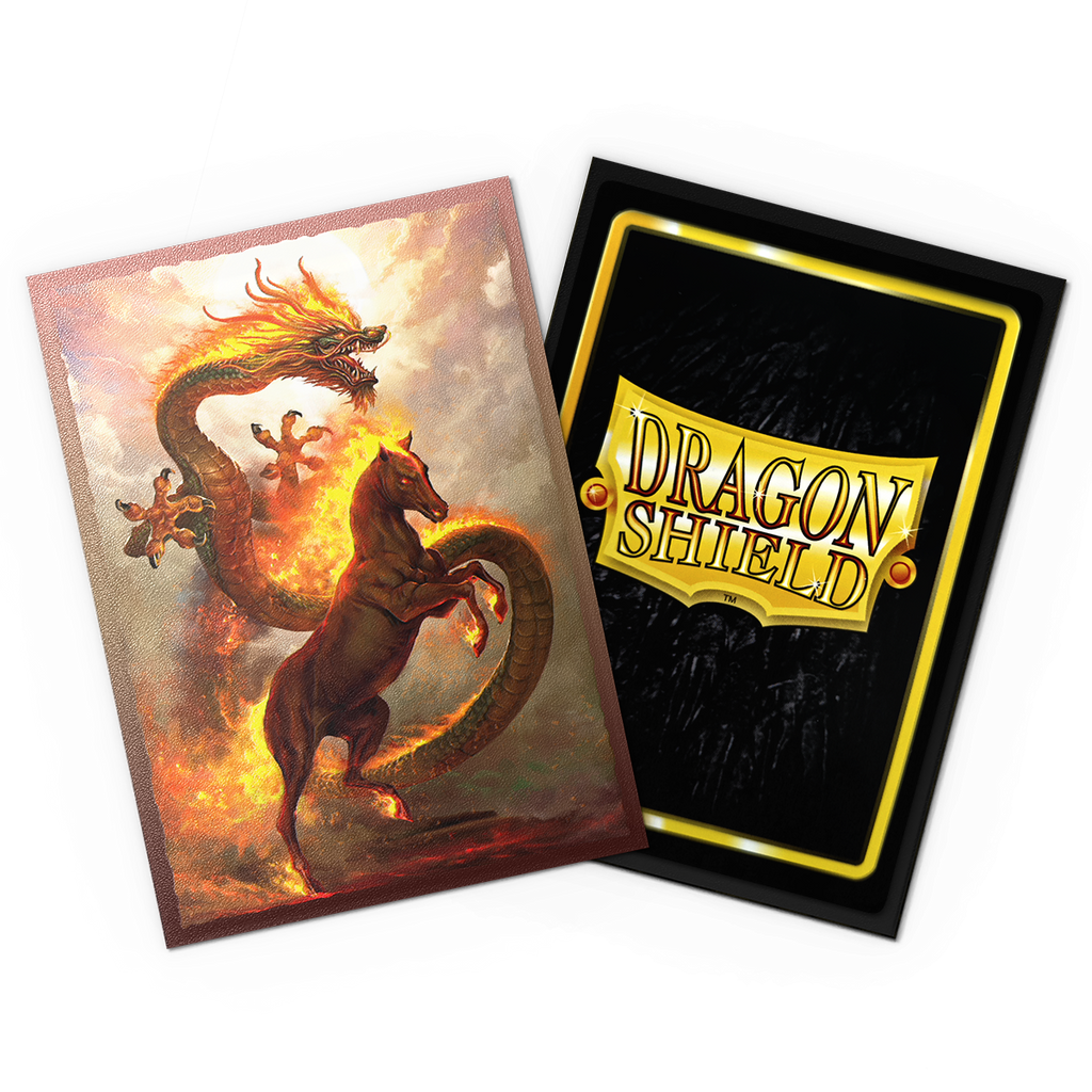 DS - Standard Dual Art Sleeves: Fire Horse 2026 [Matte] (100 Sleeves)