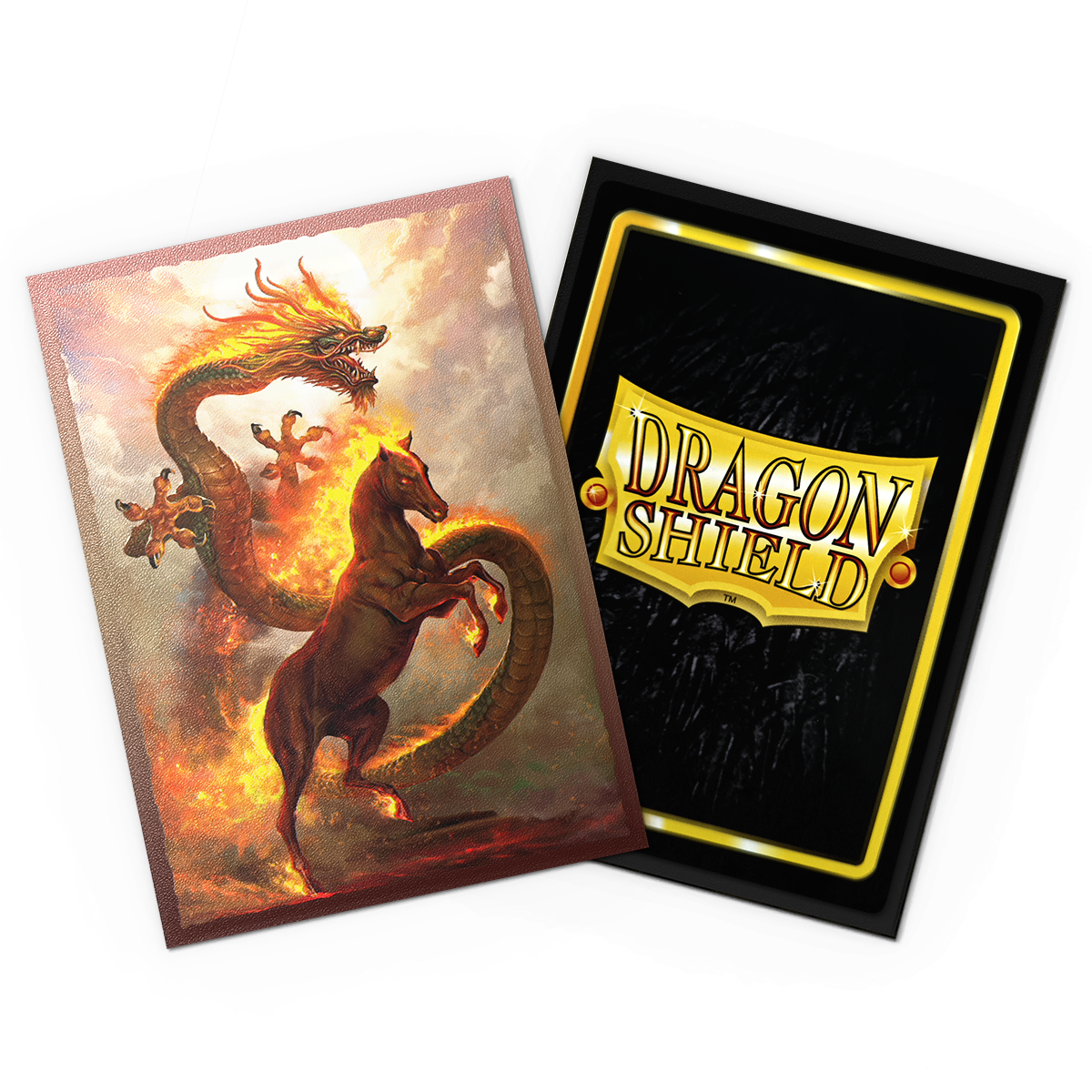 DS - Standard Dual Art Sleeves: Fire Horse 2026 [Matte] (100 Sleeves)