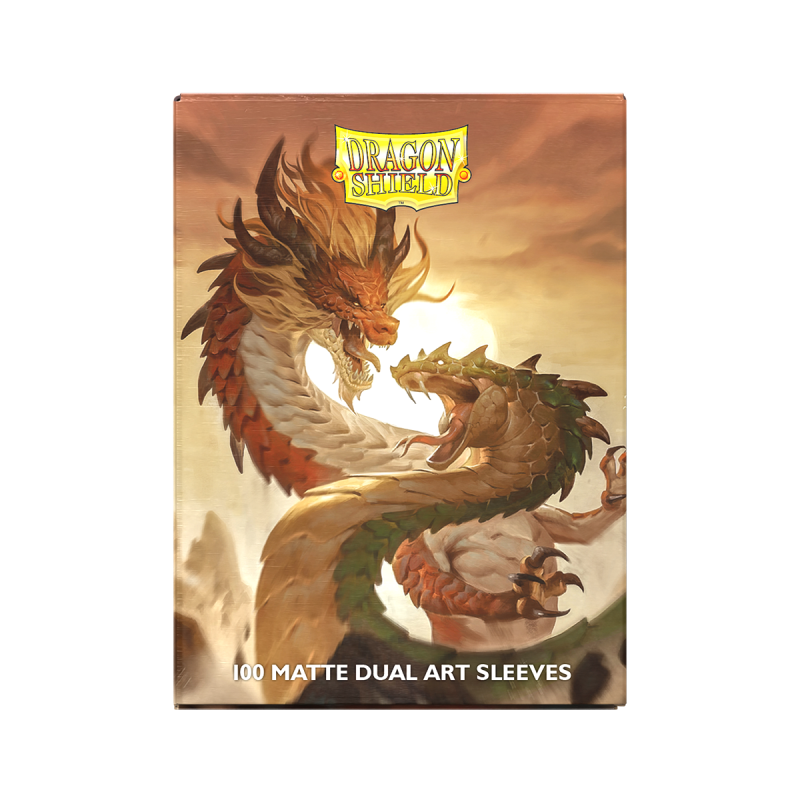 DS - Standard Dual Art Sleeves: Wood Snake 2025 [Matte] (100 Sleeves)