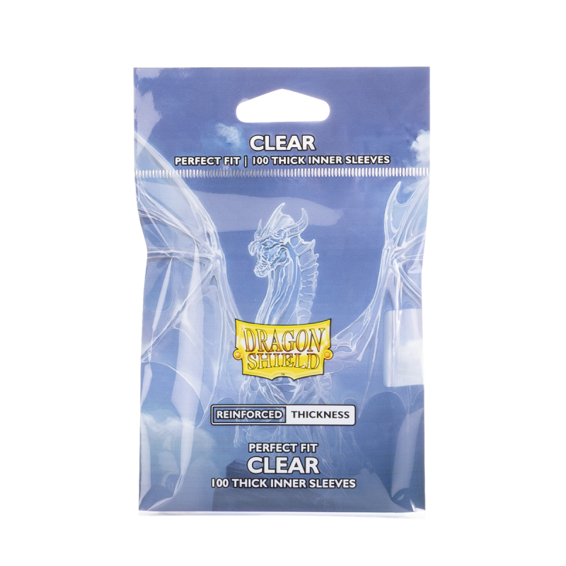 DS - Standard Perfect Fit Thick Inner Sleeves: Clear (100 Sleeves)